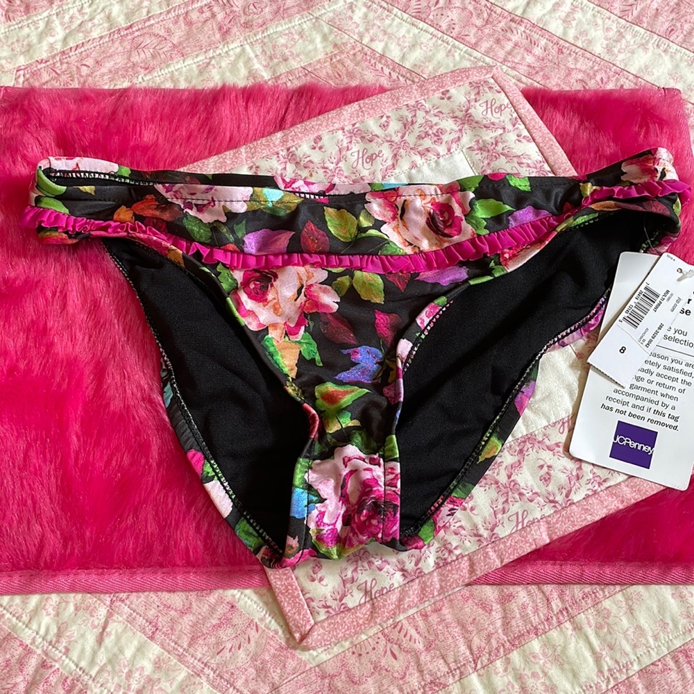 Size 8 Bikini Bottoms Allen B. By Allen Schwartz NWT